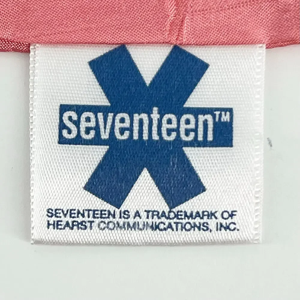 Y2K Pink Satin Pillow Shams Set of 2 Seventeen Magazine 2000s vintage